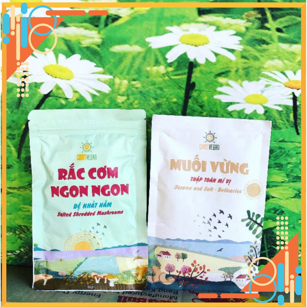 COmBo Rắc cơm ngon ngon và muối vừng thập mĩ vị 50g