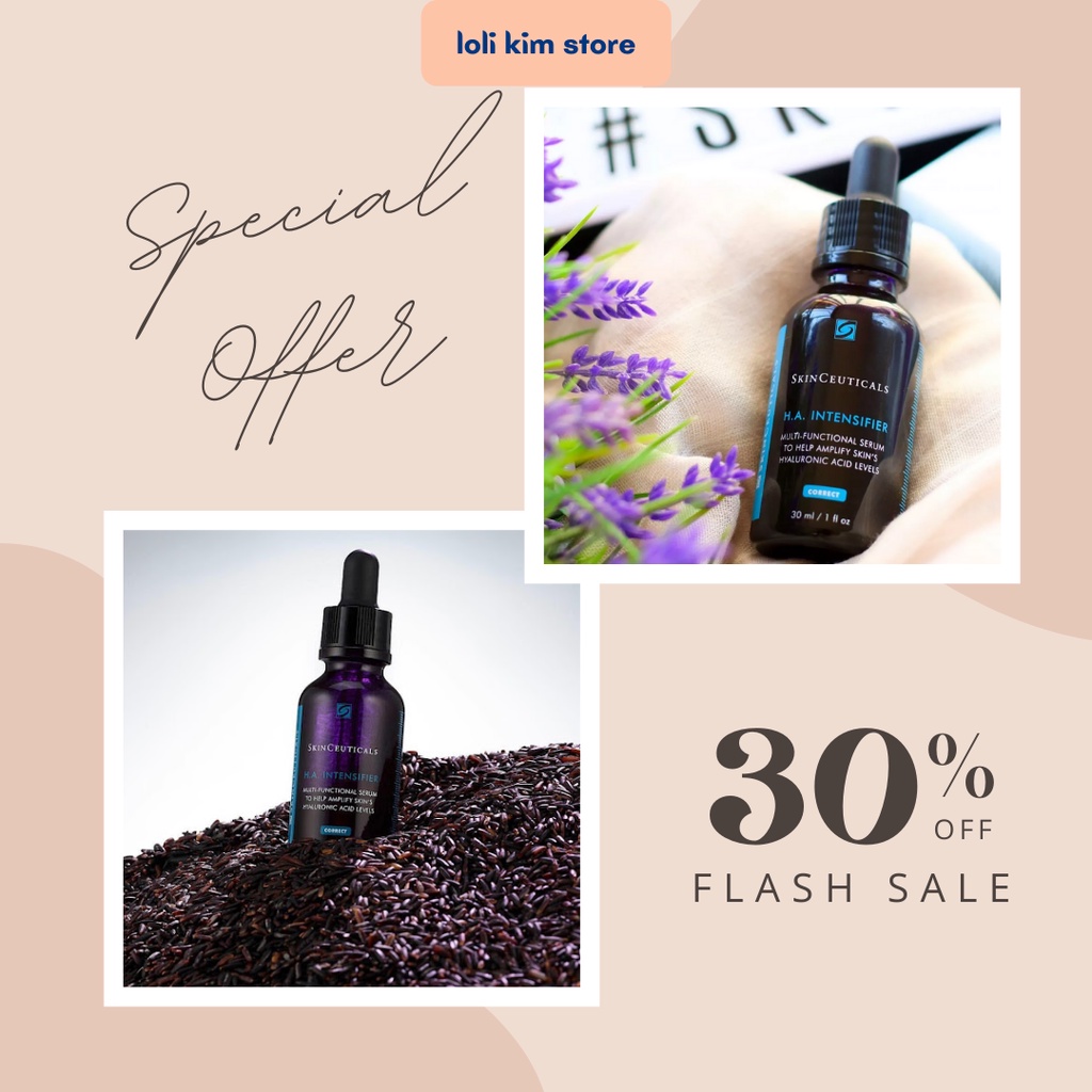 HA Skinceuticals Intensifier - Serum cấp nước, chống lão hóa da 30ml