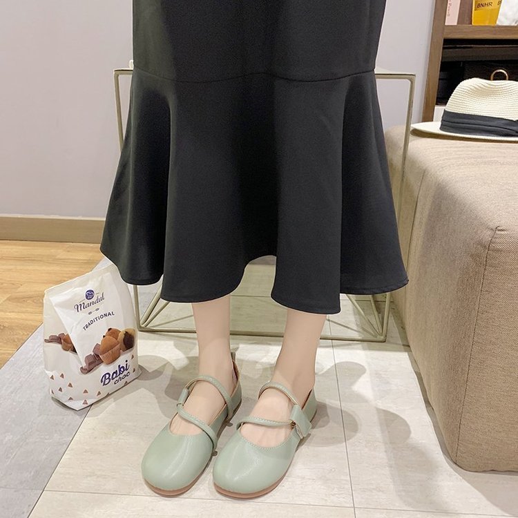 [ Mã 66CBSALE giảm 30K đơn 200K] Giày búp bê mũi tròn dễ thương cho nữ | BigBuy360 - bigbuy360.vn