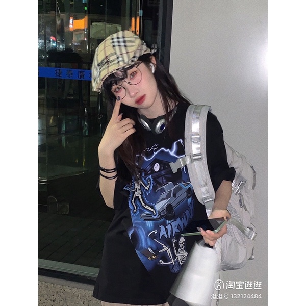 Áo thun unisex AIRWAY phong cách streerstyle order Treminal màu đen - A028