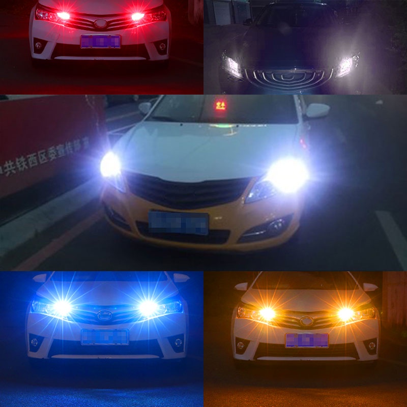 Set 10 Đèn Led W5W T10 Led W5W 15SMD Dành Cho Ô Tô