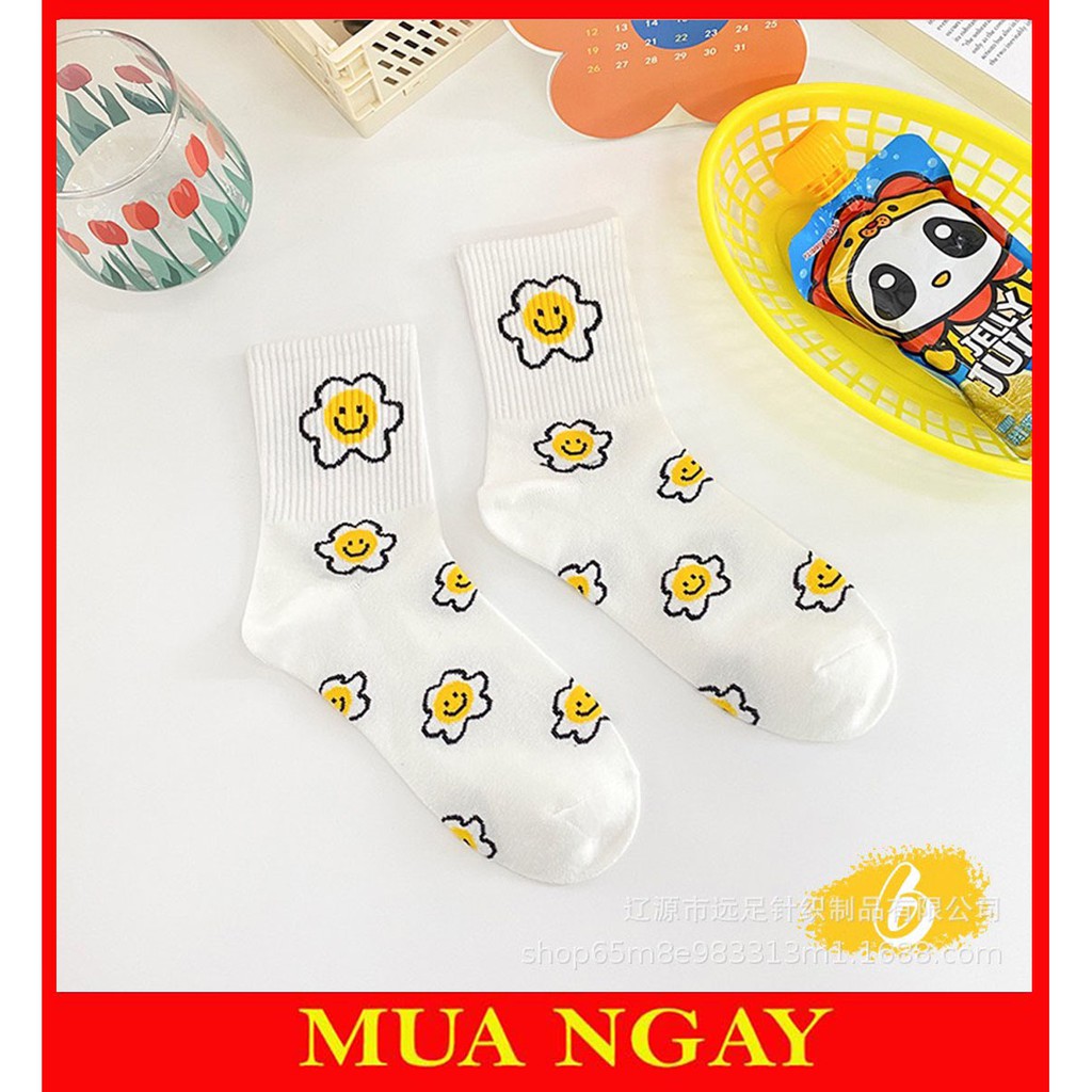 Vớ tất nữ họa tiết cánh hoa nhẹ nhàng TN102