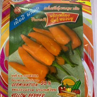 Hạt giống ớt chili cam siêu cay Thái Lan