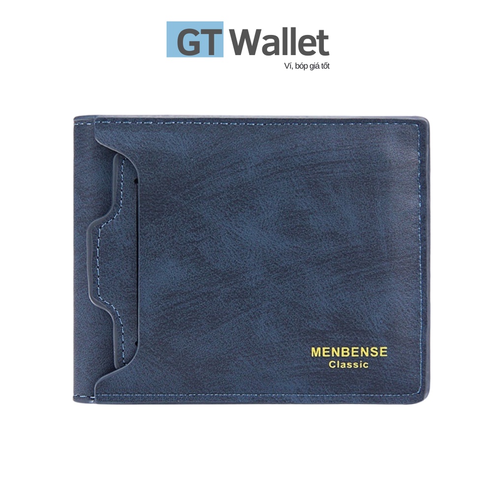 Bóp da nam GT Wallet, Ví nam lịch lãm da PU V006