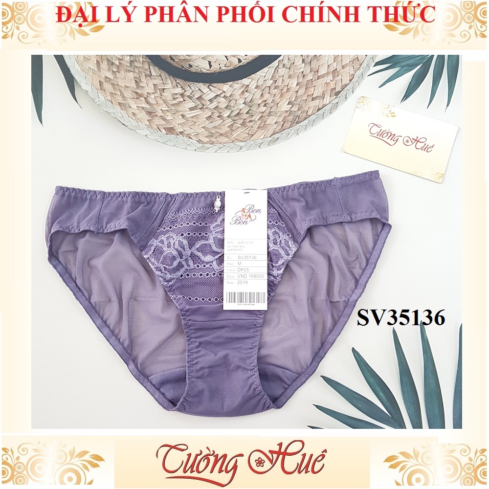 Quần lót nữ Bon Bon SV35136 quần lót lưới phối ren.