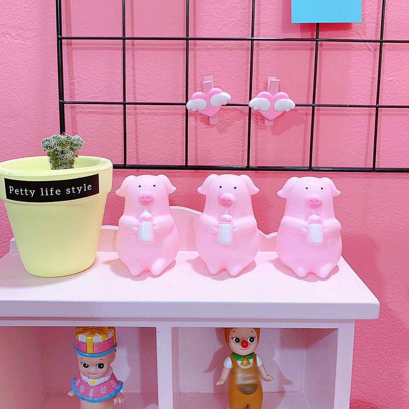 Đồ Chơi Bóp Tay Hình Heo Con Dễ Thương