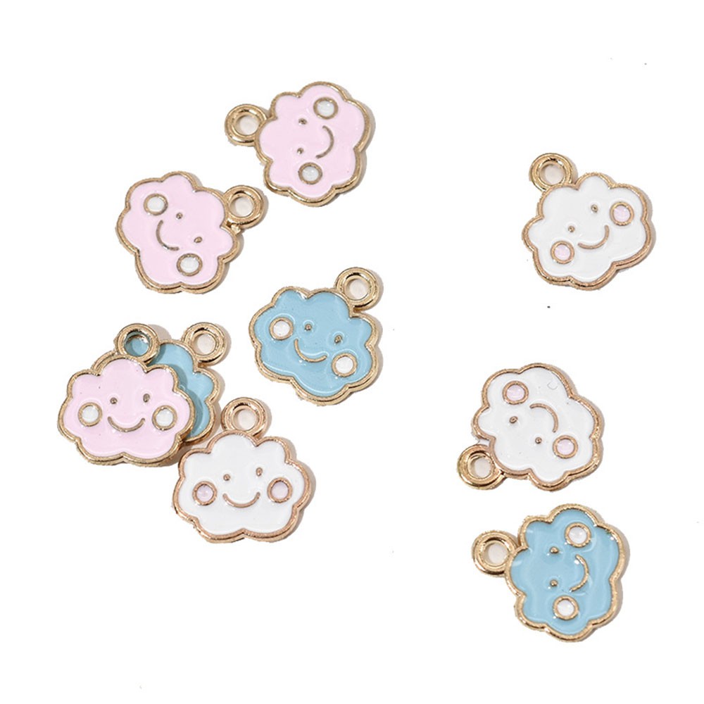 Bộ 10 Mặt Dây Chuyền Hình Đám Mây Đáng Yêu