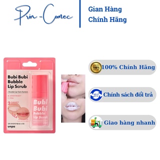 Tẩy Tế Bào Chết Môi Sủi Bọt Unpa Bubi Bubi Lip Hàn Quốc Mẫu Mới Cho Đôi Môi Mịn Màng Căng Bóng