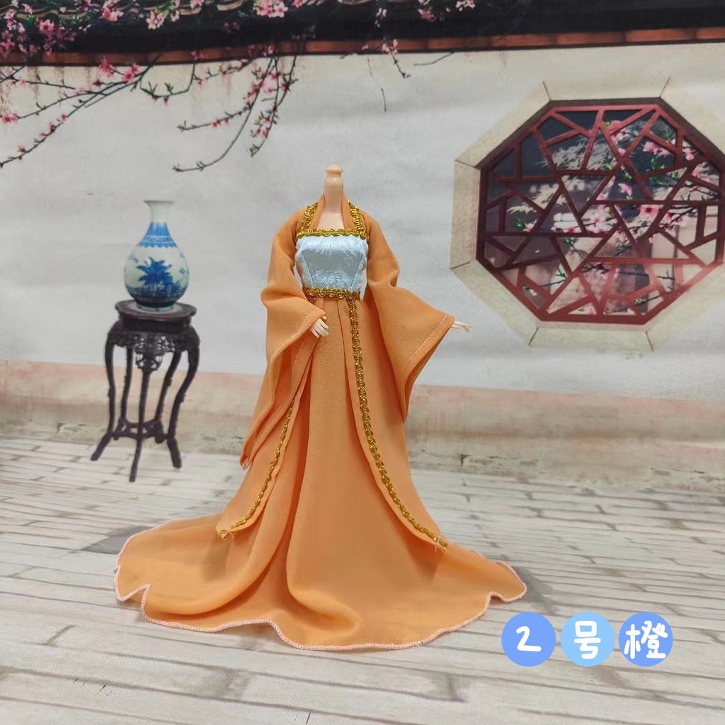 Búp Bê bjd 30cm Mặc Trang Phục Cổ Điển Hai Màu 30cm Cho Bé Gái