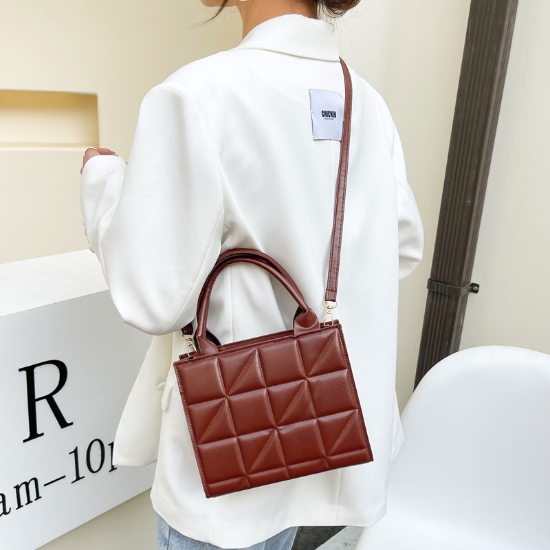 Túi Đeo Chéo Hình Vuông Sức Chứa Lớn 2022 Phong Cách retro Thời Trang Cho Nữ