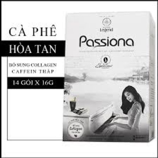 Cà phê Passiona hòa tan  hộp 14 gói 16gr