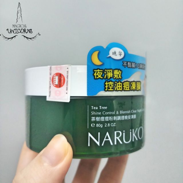 Mặt nạ ngủ NARUKO trà tràm