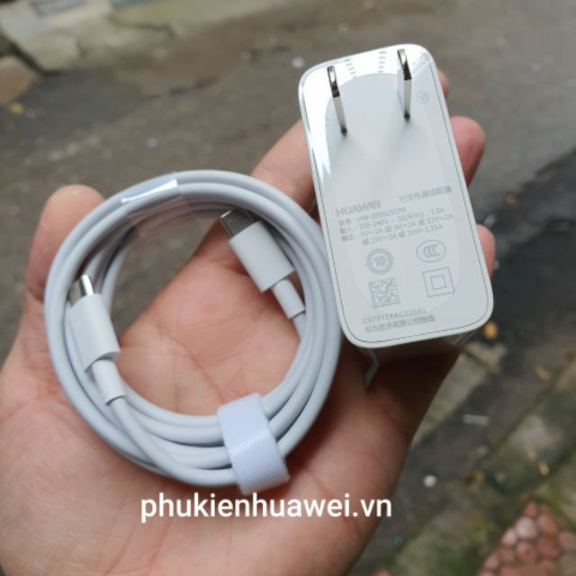 [Mã SKAMPUSHA7 giảm 8% đơn 250k]Bộ sạc không dây siêu nhanh Huawei 40W CP62 + củ sạc Huawei 65W CP81 chính hãng