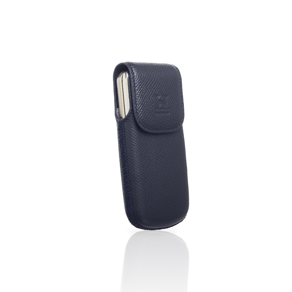 Bao da bò HANHSON Navy Epsom Nokia 8800
