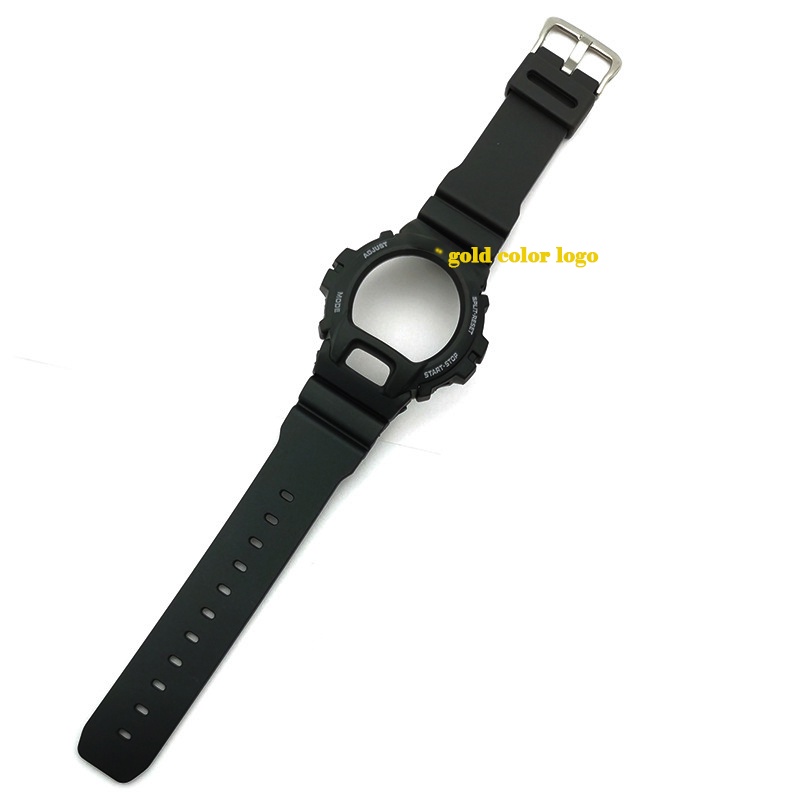 Dây Đeo Đồng Hồ DW6900 Bằng Nhựa Màu Đen Cho Casio G-SHOCK DW-6900 DW6600