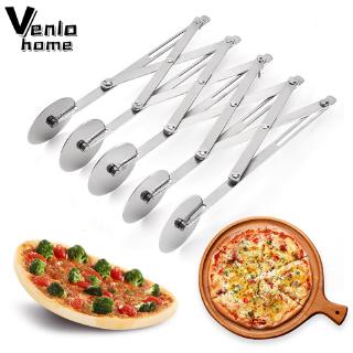 Dụng Cụ Cắt Bánh Pizza 3 / 5 / 7 Bánh Xe Bằng Thép Không Gỉ