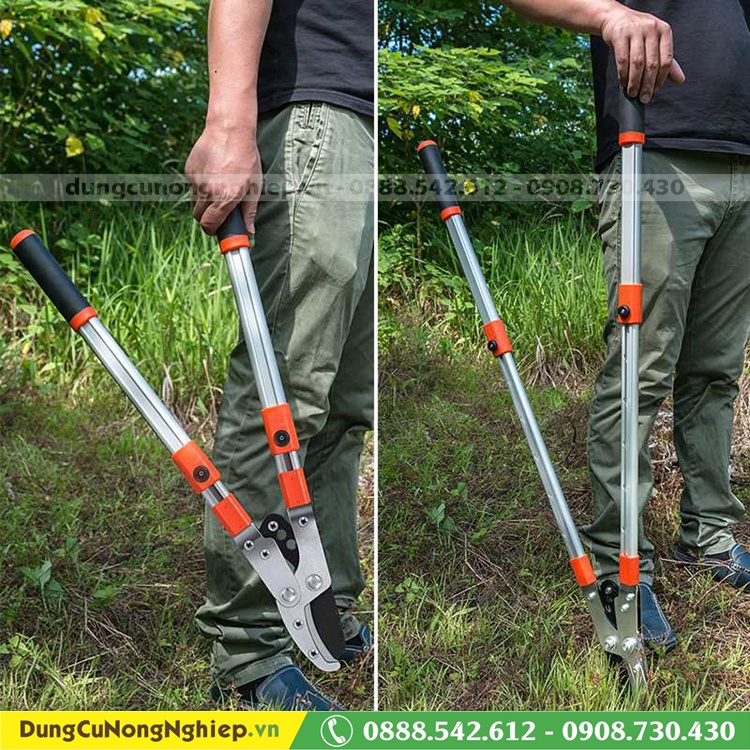 Kéo cắt cành cộng lực Sunsong cắt to cứng cán thu ngắn kéo dài