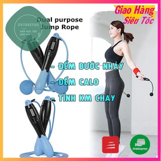 ♥️♥️dây nhảy điên tử♥️♥️ dây nhảy đếm bước nhảy, đếm calo, đếm số km, dây nhảy lõi cáp cao cấp