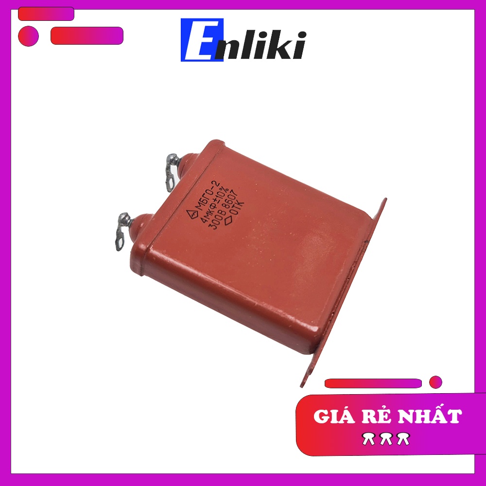 Tụ Nga 4uF 300V loại Mỏng