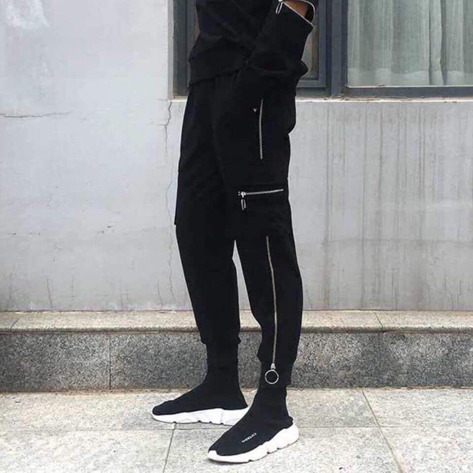 Quần Jogger Nam Kaki Co Giãn Túi Hộp Phong Cách Hiphop Đường Phố Thể Thao Unisex Nam Nữ ANH DUY SHOP JGV08