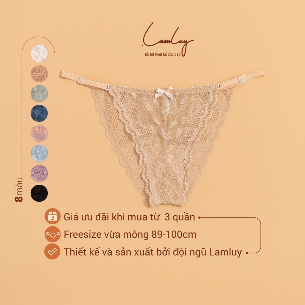 Quần lót dây ren Lamluy gợi cảm (nhiều màu)