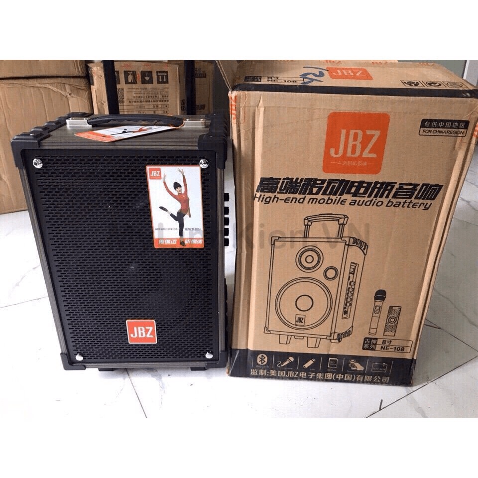 MT MAX  Loa kéo bluetooth JBZ ne108 - thích hợp hát karaoke gia đình, party sinh nhật MANHTIENAUDIO
