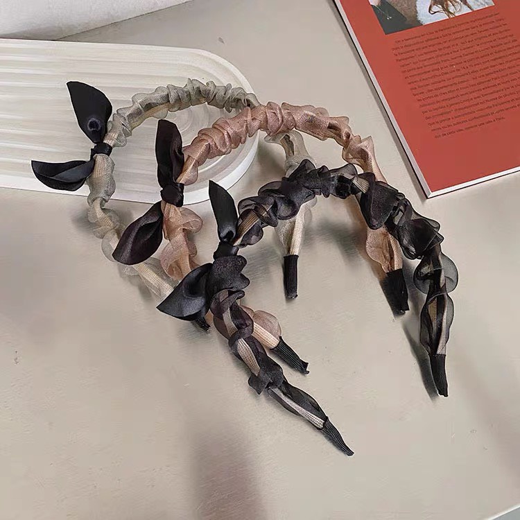 Bờm tóc tiểu thư lưới voan nhỏ Tata