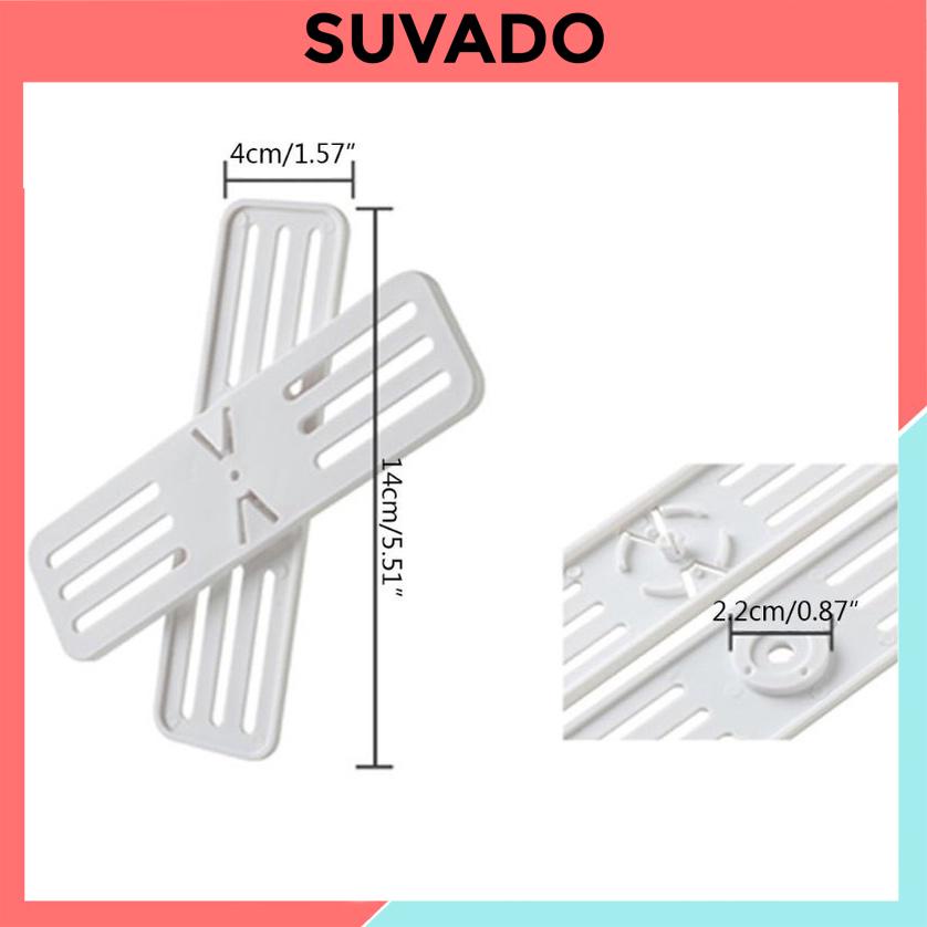 Miếng Dán Tường Treo Ổ Cắm Điện, Treo cục phát wifi, remote Thanh Giữ Ổ Điện Xoay 360 chịu lực Độ tháo lắp F443 SUVADO