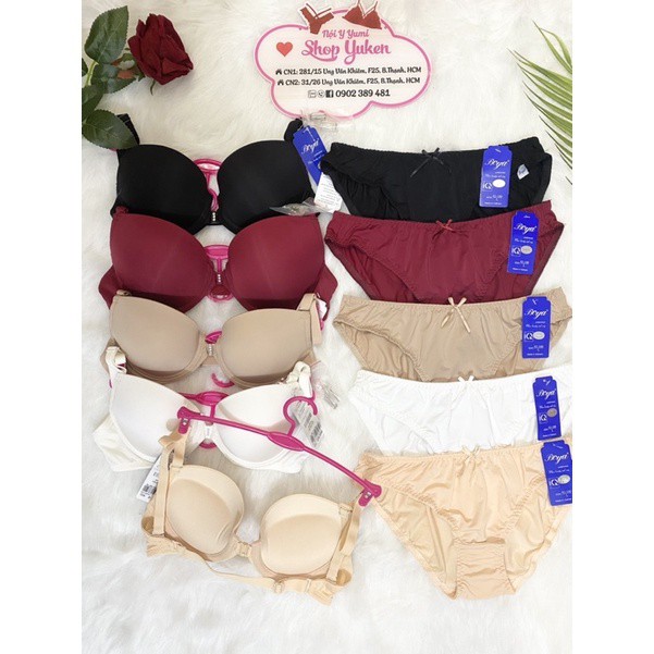 ♥️ Bộ Đồ Lót Nữ ♥️ Bộ Đồ Lót VNXK Siêu Nâng Tạo khe B001 Áo Ngực dày.Áo Lót Dày