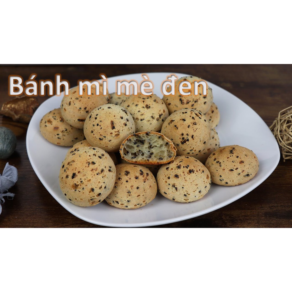 Bột Làm Bánh Mì Mè Đen Hàn Quốc 500gr