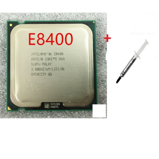 Cpu Core 2 Duo E8400 Bộ Vi Xử Lý 3.0 Ghz + típ tản nhiệt | BigBuy360 - bigbuy360.vn