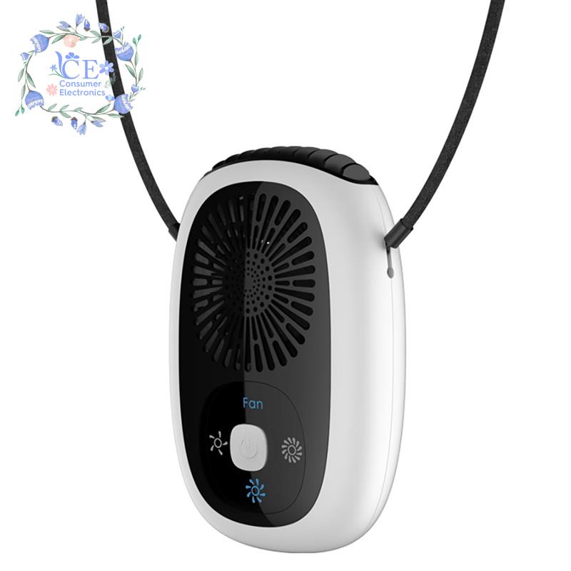 Quạt Làm Mát Đeo Cổ 3 Cánh Tay Mini Sạc Cổng USB Mang Đi Tiện Dụng