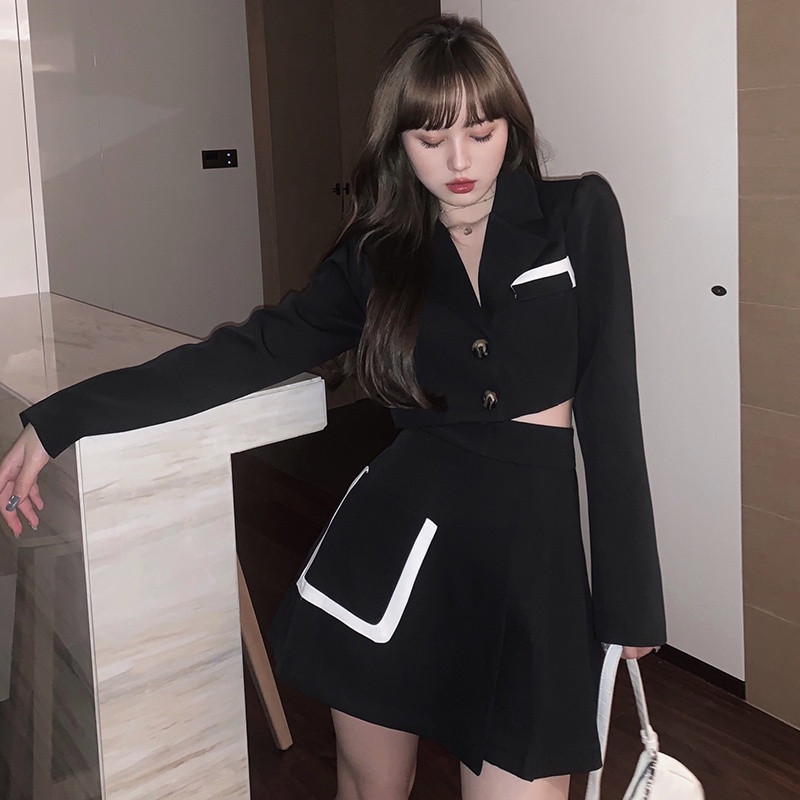 Set bộ vest sơ mi tay dài Emilyshop