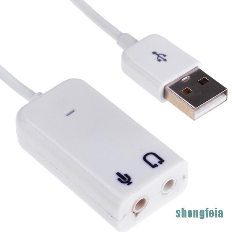 Usb Chuyển Đổi Âm Thanh 7.1 3d Sang Jack 3.5mm