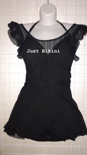 Bikini váy phối ren kín đáo
