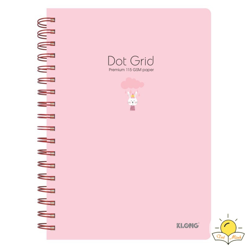Sổ Klong B5 200 trang giấy chấm dotgrid MS 960 sổ bullet journal Vở lò xo kép Klong
