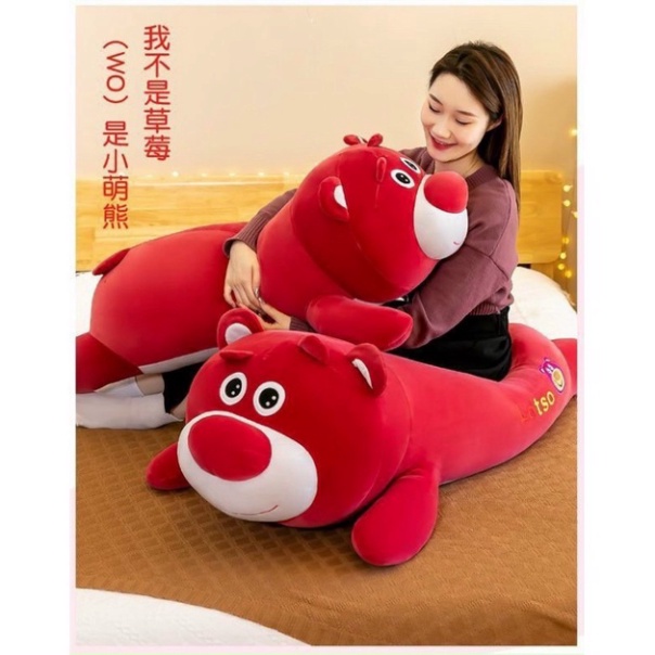 Gấu bông Lusxo Câu Chuyện Đồ chơi siêu hot,vải miniso thêu chữ tinh tế - Kanta store