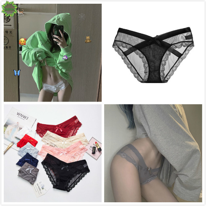 Quần Lót Ren Xuyên Thấu Gợi Cảm 4 Màu Tùy Chọn Cho Nữ
