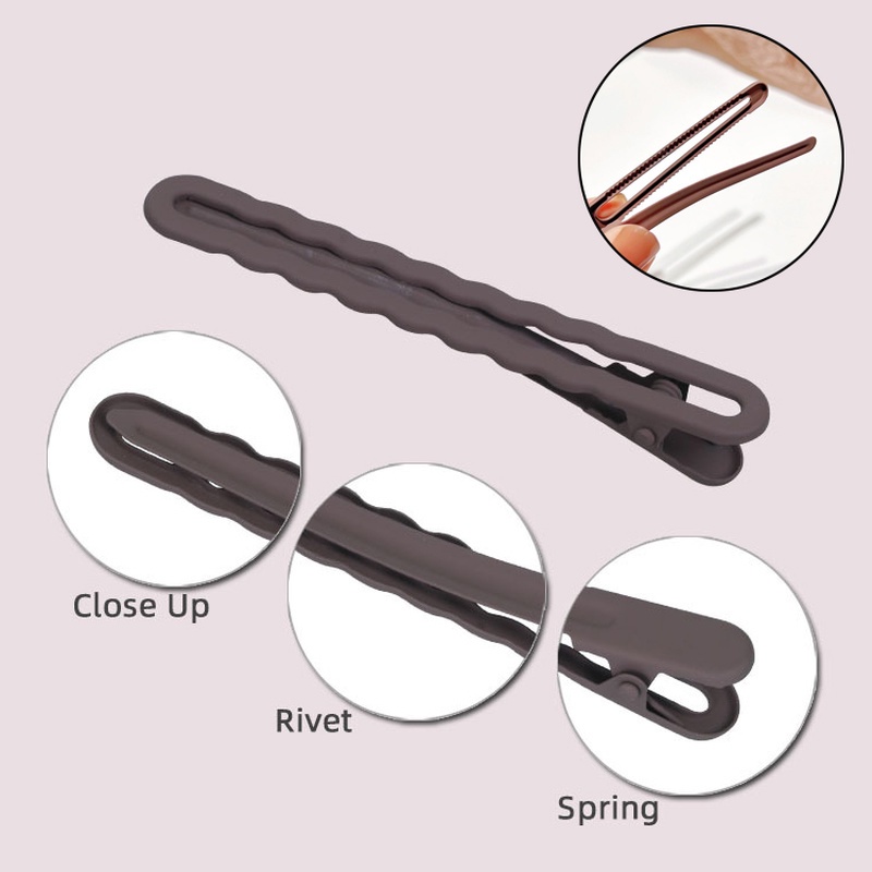 Set 4 Kẹp Tóc Kiểu Mỏ Vịt Phong Cách Cổ Điển Thời Trang Dành Cho Nữ