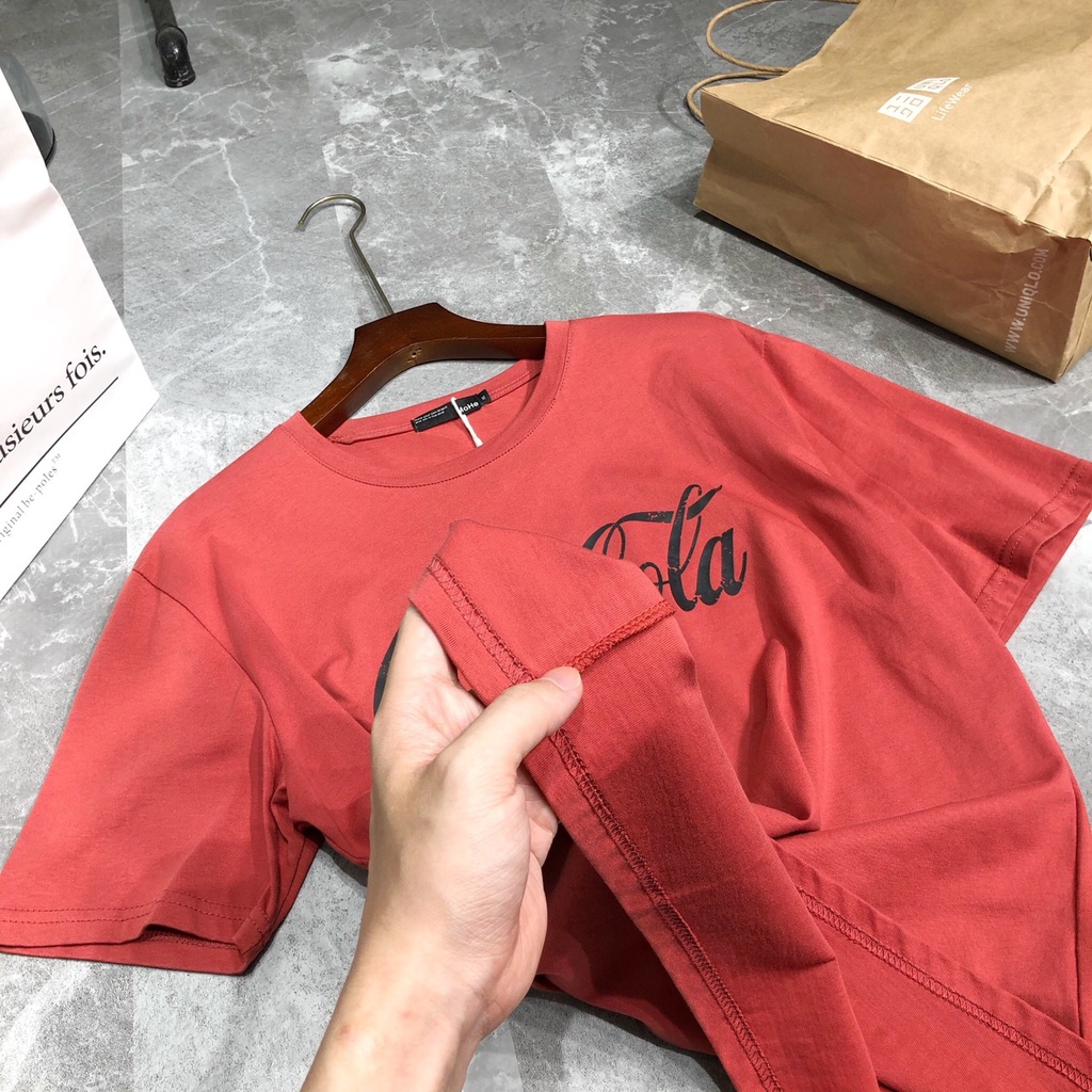Áo thun nam cổ tròn ngắn tay cotton dáng rộng bigsize APHASHI 10
