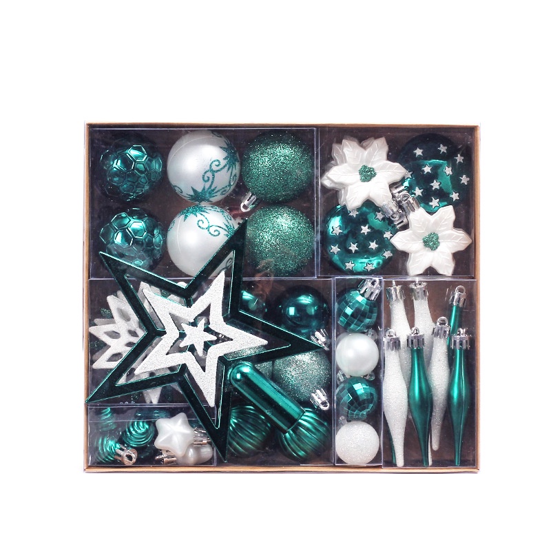 Bộ 58 Trái Châu Trang Trí Cây Thông Noel