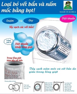 Bột vệ sinh lồng giặt hàn quốc