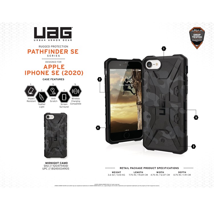 Ốp lưng iPhone SE 2020 UAG Pathfinder SE Camo