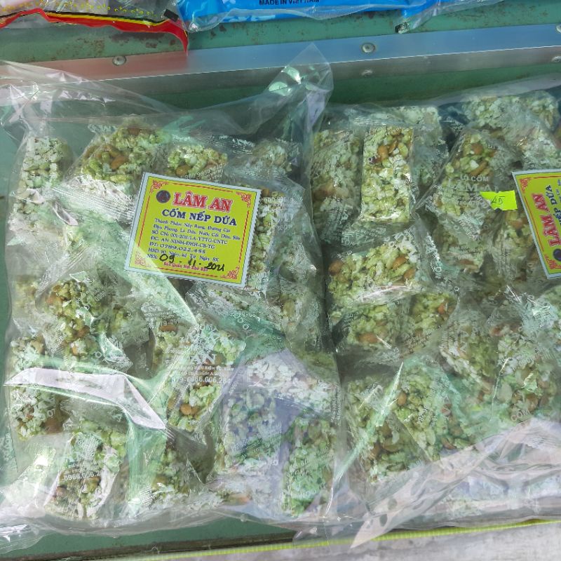 Cốm nếp dứa Lâm An bịch 500g | BigBuy360 - bigbuy360.vn