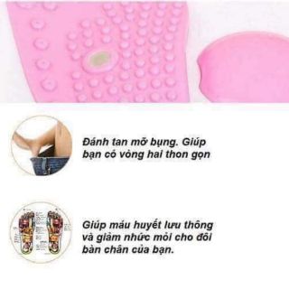 Xoay eo bàn chân có các hạt matxa