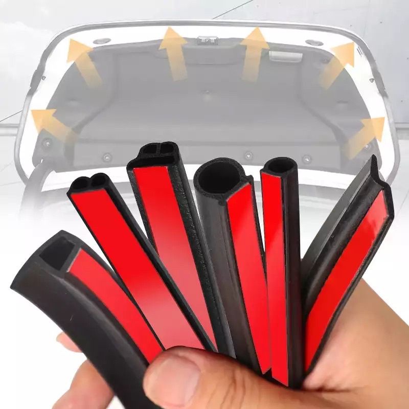 [⚡FLASH SALE⚡] Gioăng chữ D cao su chống ồn ô tô dán viền xe tránh bám bụi, va đập loại to 12mm kèm keo 3m