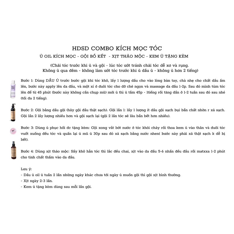 Dầu Ủ Oil Treatment Mọc Tóc mẫu cũ 150mil