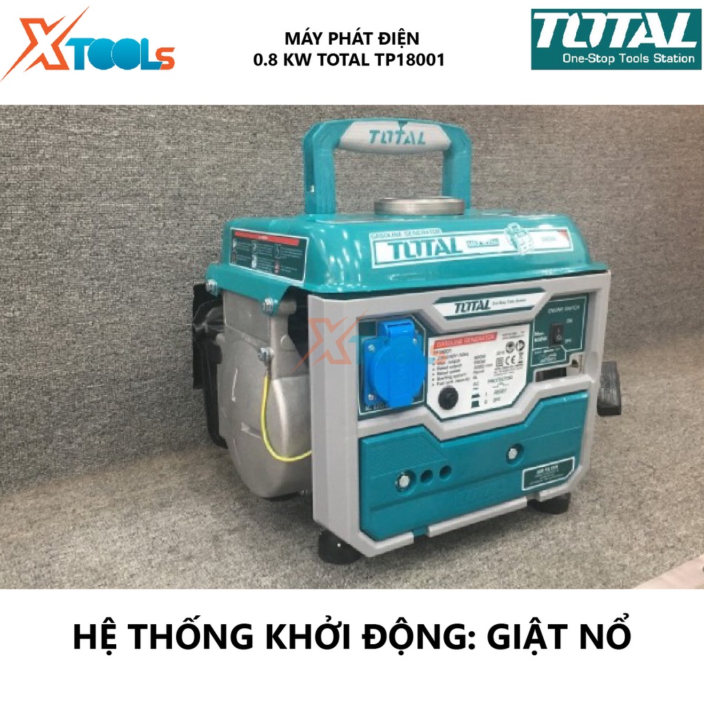 Máy bơm nước chạy xăng TOTAL TP3302 máy bơm dùng xăng Dung tích xi lanh 208cc, Chiều cao bơm tối đa 32m, Độ hút sâu tối