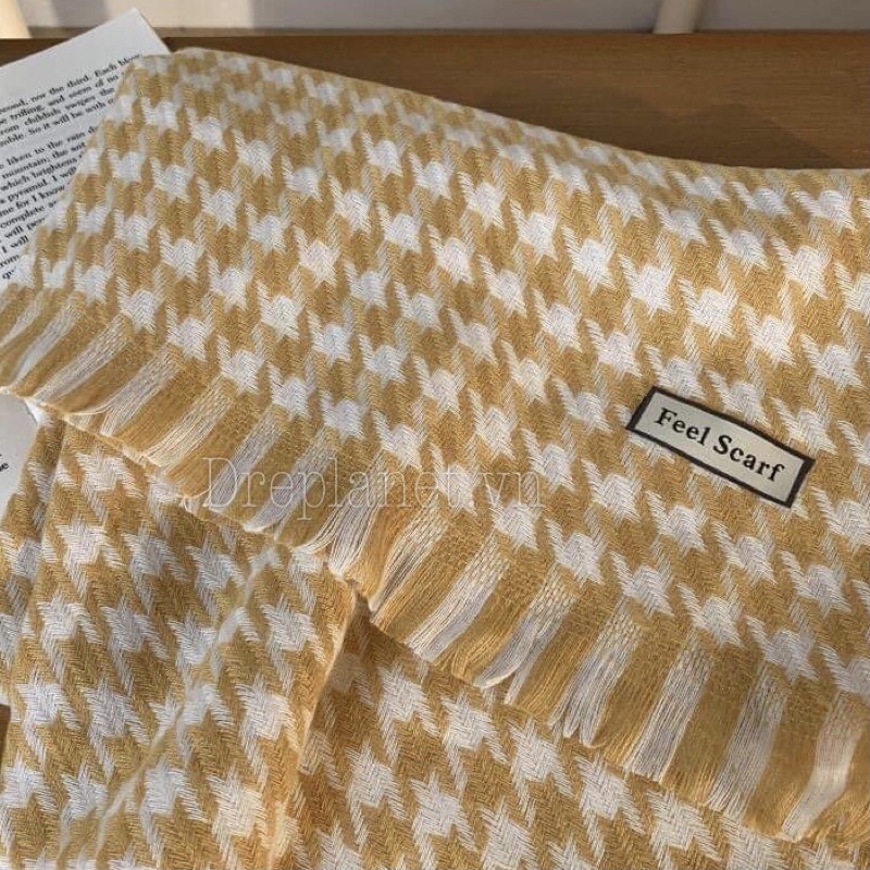 Khăn len quàng cổ chất lông mềm mịn, Khăn quàng mùa đông ulzang