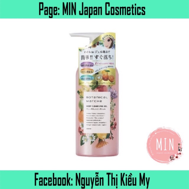 Tẩy trang Botanical Marche Deep Cleansing Gel